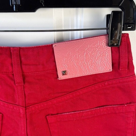 Valentino Red Straight Leg Jeans- read description - Picture 5 of 9